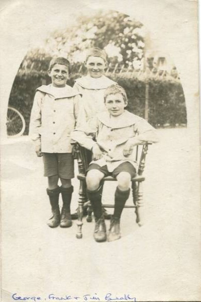George, Frank and Jim Bealby, circa 1918