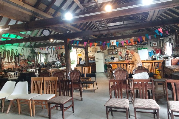 The Worshop is currently used for lectures, poetry reading as well as the black cat bar